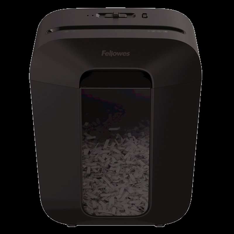 Fellowes Powershred LX45 triturador de papel Corte cruzado Negro - Imagen 2