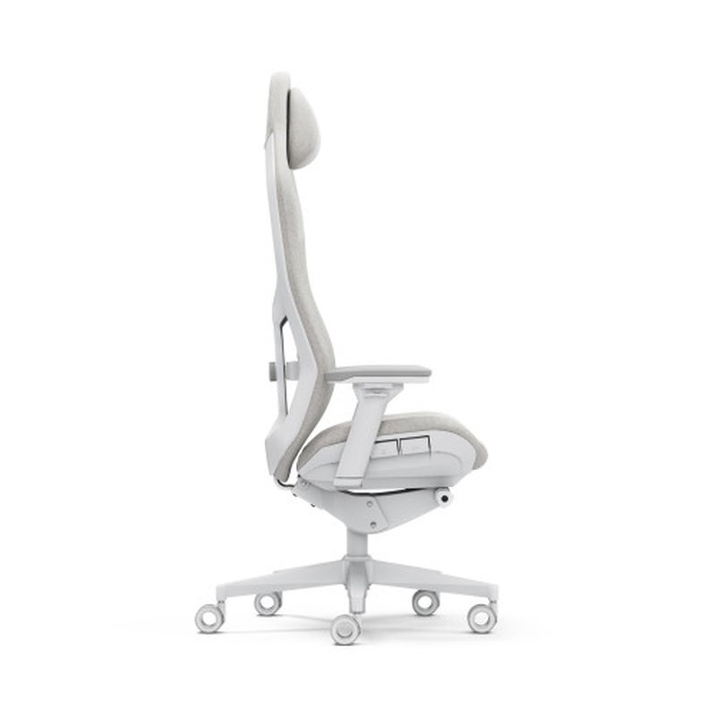 Fractal Design FD-CH-RE1F-02 silla para videojuegos Silla para videojuegos de PC Asiento acolchado Blanco - Imagen 3