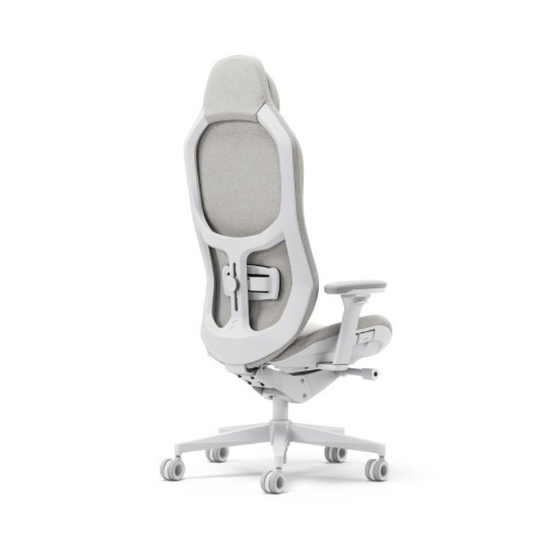 Fractal Design FD-CH-RE1F-02 silla para videojuegos Silla para videojuegos de PC Asiento acolchado Blanco - Imagen 6