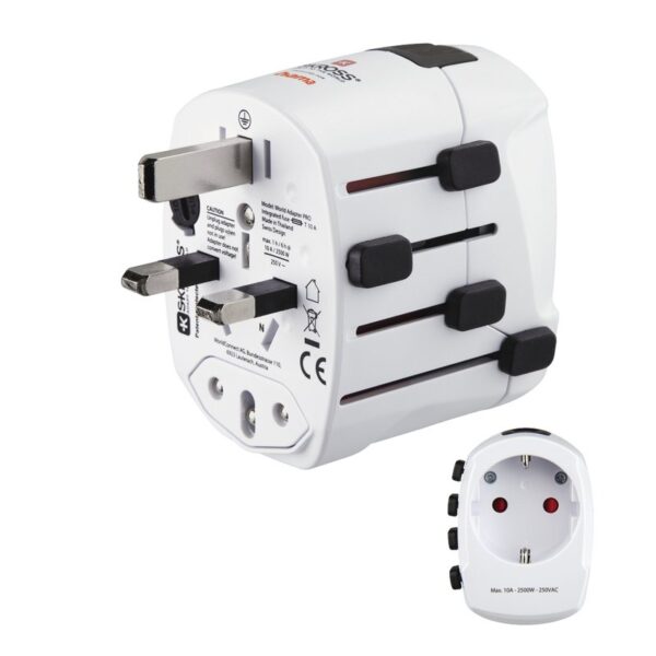 HAMA TRAVEL Adaptador universal 3 Polos