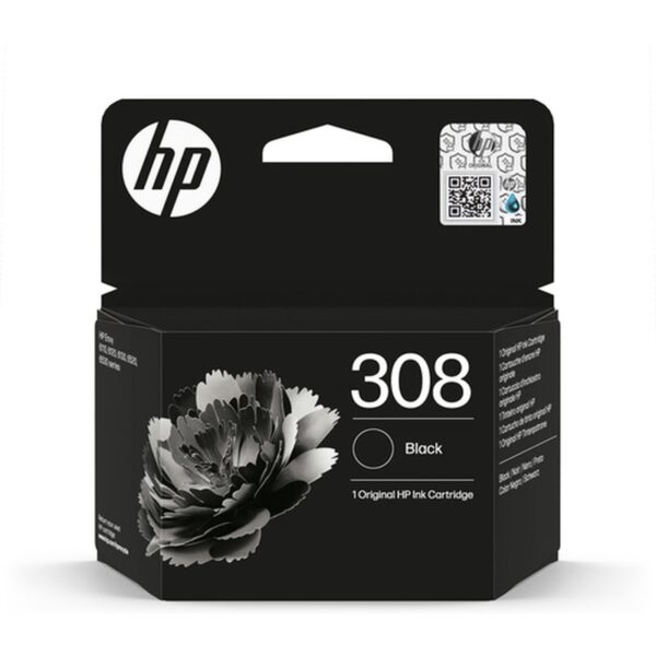 HP Cartucho de Tinta Original 308 negra (UE)