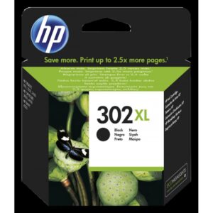 HP Cartucho de tinta original 302XL de alta capacidad negro