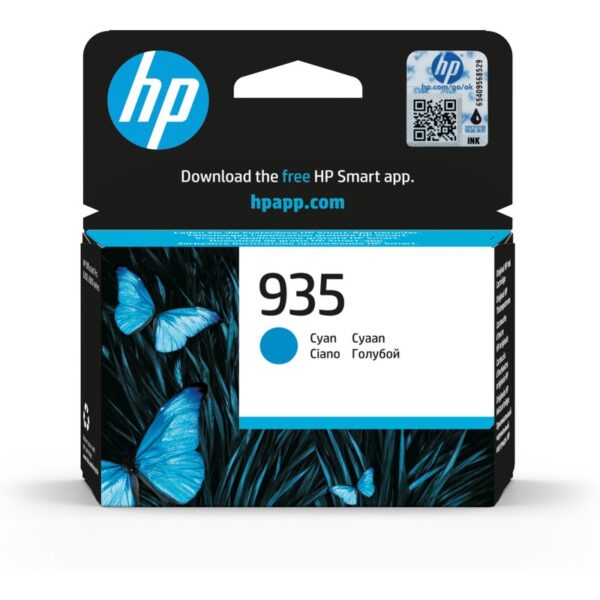 HP Cartucho de tinta original 935 cian