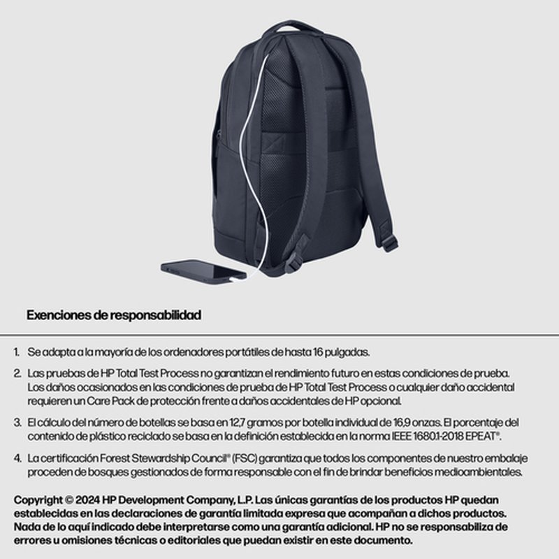 HP Mochila para portátil Everyday de 16 pulgadas - Imagen 10