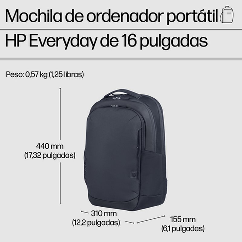 HP Mochila para portátil Everyday de 16 pulgadas - Imagen 14
