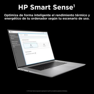 HP ZBook Studio 16 G11 Intel Core Ultra 9 185H Estación de trabajo móvil 40,6 cm (16") WUXGA 32 GB DDR5-SDRAM 1 TB SSD NVIDIA RTX 3000 Ada Wi-Fi 7 (802.11be) Windows 11 Pro Plata