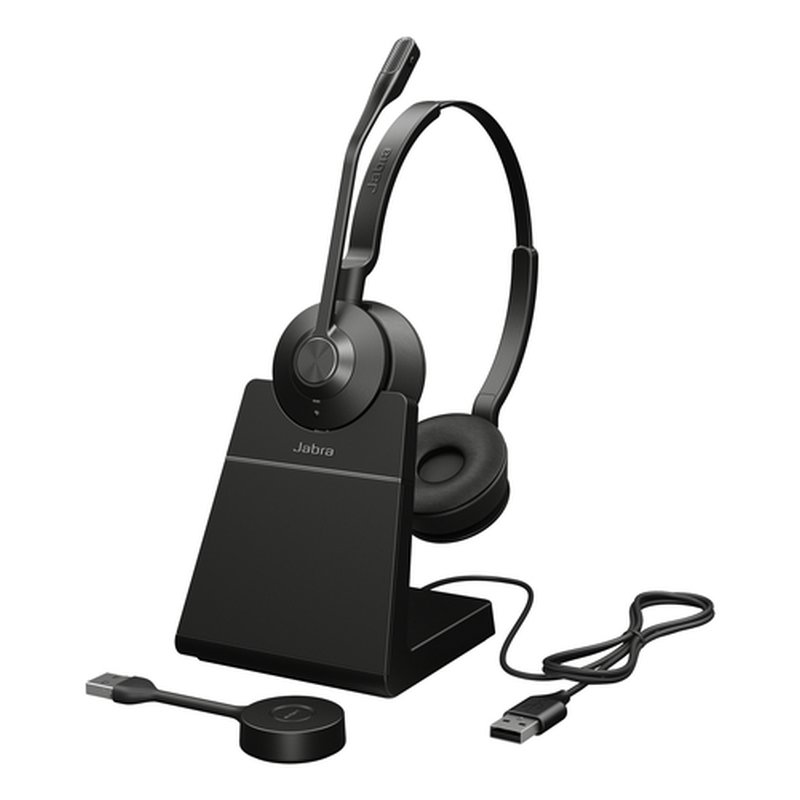 Jabra Engage 55 SE Auriculares Inalámbrico Diadema Oficina/Centro de llamadas Negro