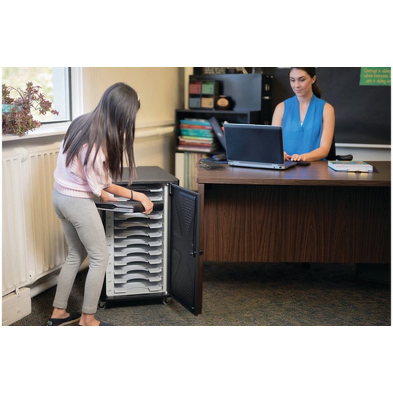 Kensington Armario de seguridad y carga AC12 de 12 bahías - Imagen 15