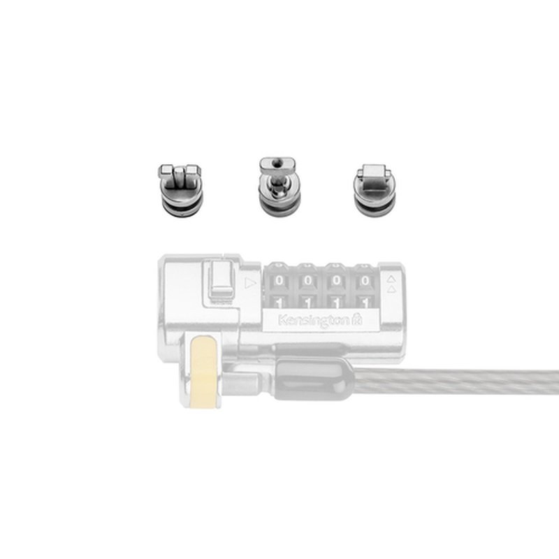 Kensington K68001WW accesorio para candado de cable Anchor Acero inoxidable 3 pieza(s) - Imagen 2