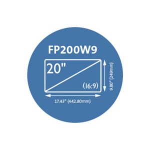 Kensington Pantalla de privacidad FP200W9 para monitores de pantalla ancha de 20” (16:9)