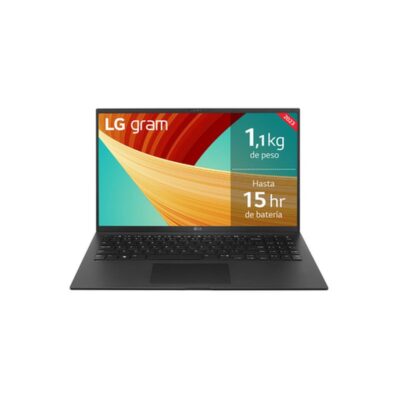 LG Gram 15Z90R i7-1360P Portátil 39,4 cm (15.5") Full HD Intel® Core™ i7 32 GB LPDDR5-SDRAM 512 GB SSD Wi-Fi 6E (802.11ax) Windows 11 Pro Negro