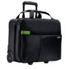 Leitz 60590095 maleta Tranvía Negro 25 L Cuero, Metal, Poliéster