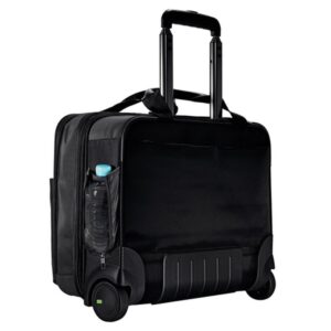 Leitz 60590095 maleta Tranvía Negro 25 L Cuero, Metal, Poliéster