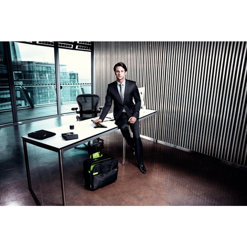 Leitz 60590095 maleta Tranvía Negro 25 L Cuero, Metal, Poliéster - Imagen 6