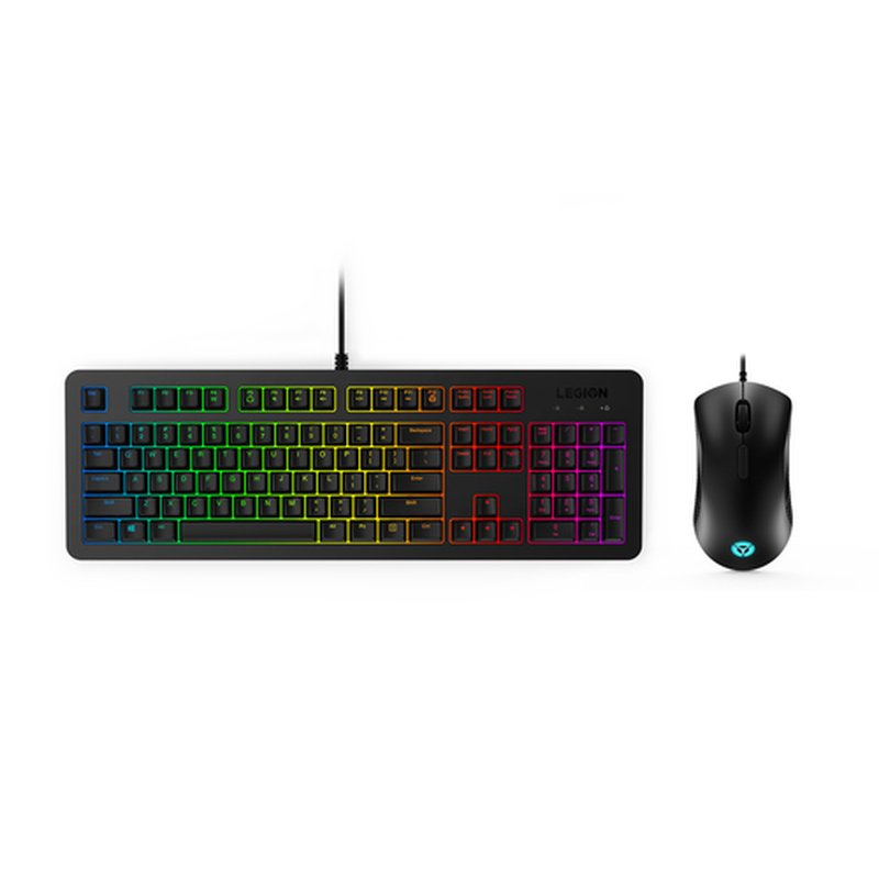 Lenovo Legion KM300 teclado Ratón incluido Juego USB Español Negro