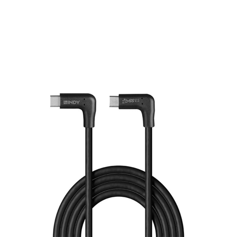Lindy 32022 cable USB USB 3.2 Gen 2 (3.1 Gen 2) 0,5 m USB C Negro