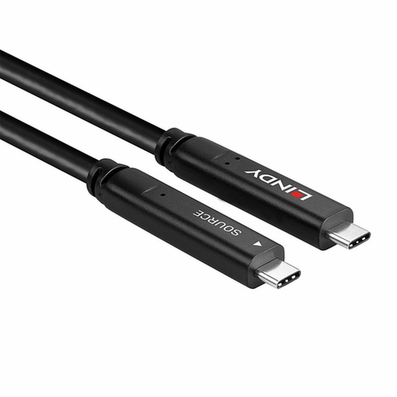 Lindy 43398 cable USB USB 3.2 Gen 1 (3.1 Gen 1) 10 m USB C Negro - Imagen 3