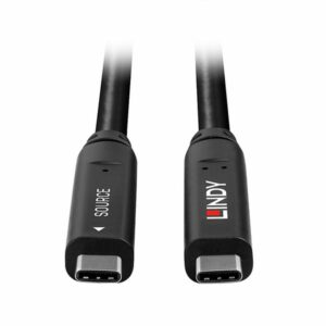 Lindy 43399 cable USB USB 3.2 Gen 1 (3.1 Gen 1) 15 m USB C Negro