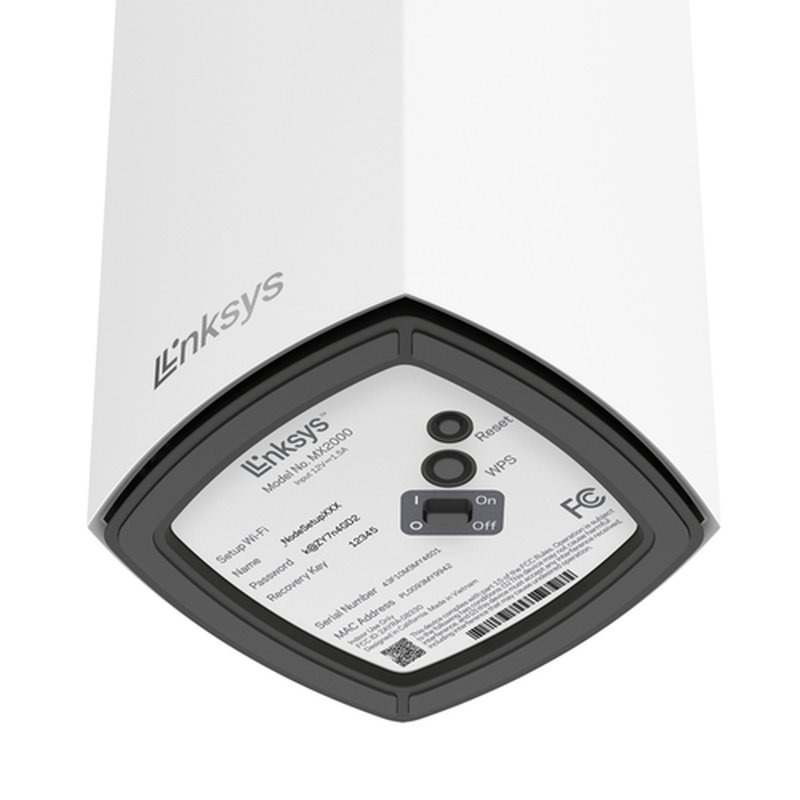 Linksys Atlas 6 Doble banda (2,4 GHz / 5 GHz) Wi-Fi 6 (802.11ax) Blanco 3 Interno - Imagen 6