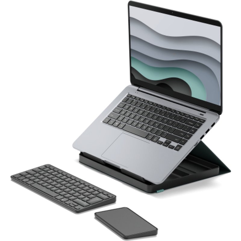 Logitech Casa Pop-Up Desk Gris Bluetooth QWERTY Inglés del Reino Unido Logitech Casa Pop-Up Desk Gris Bluetooth QWERTY Inglés del Reino Unido - Imagen 5