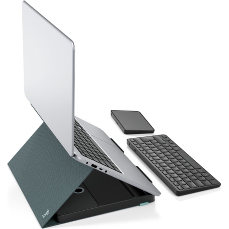 Logitech Casa Pop-Up Desk Gris Bluetooth QWERTY Inglés del Reino Unido Logitech Casa Pop-Up Desk Gris Bluetooth QWERTY Inglés del Reino Unido - Imagen 6