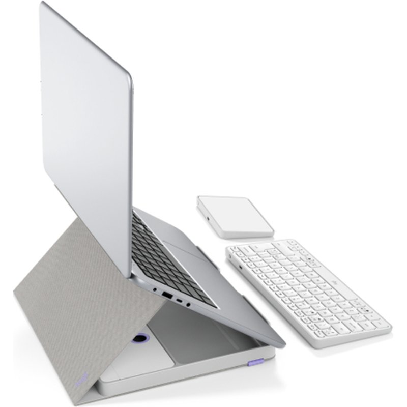 Logitech Casa Pop-Up Desk QWERTY Inglés del Reino Unido Bluetooth Gris, Violeta, Blanco Logitech Casa Pop-Up Desk QWERTY Inglés del Reino Unido Bluetooth Gris, Violeta, Blanco - Imagen 5
