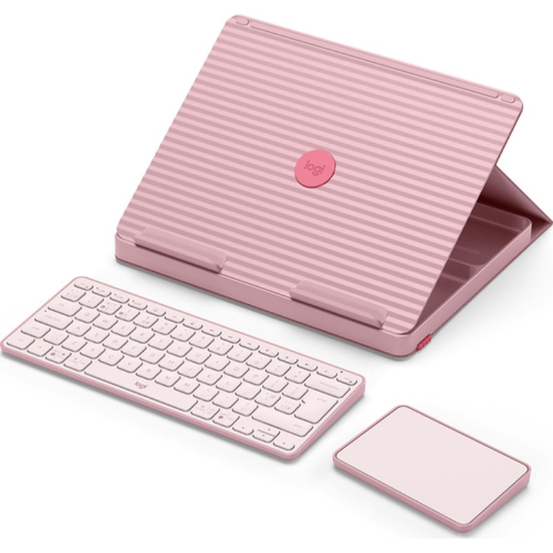 Logitech Casa Pop-Up Desk QWERTY Inglés del Reino Unido Bluetooth Rosa Logitech Casa Pop-Up Desk QWERTY Inglés del Reino Unido Bluetooth Rosa