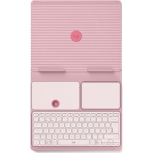 Logitech Casa Pop-Up Desk QWERTY Inglés del Reino Unido Bluetooth Rosa Logitech Casa Pop-Up Desk QWERTY Inglés del Reino Unido Bluetooth Rosa