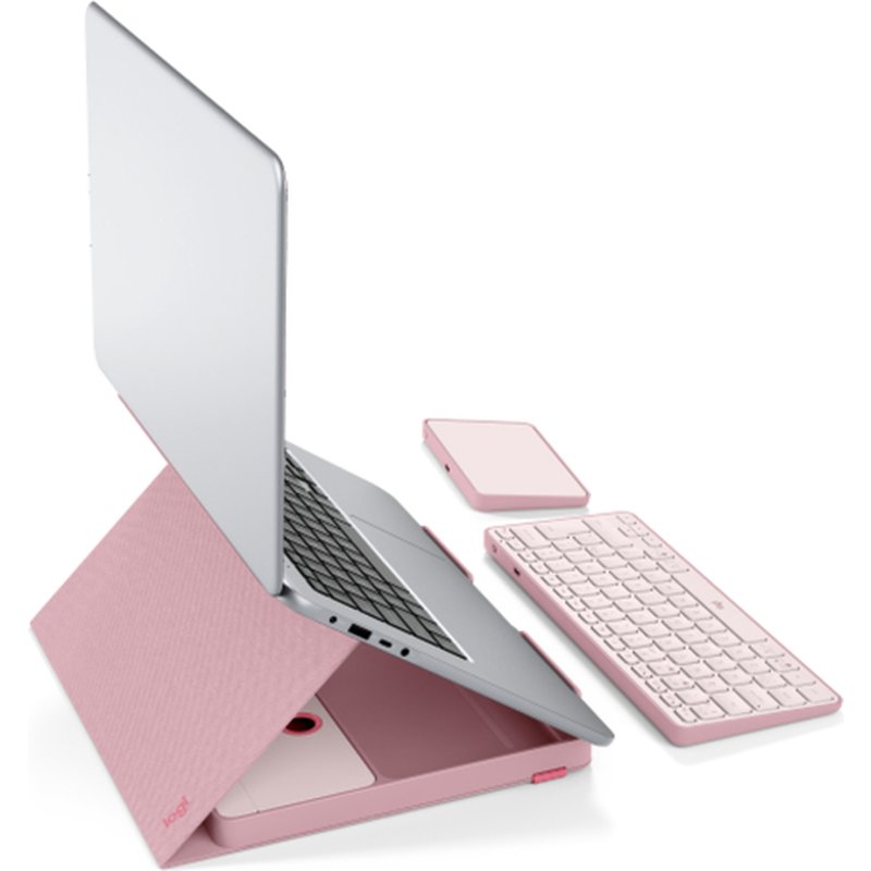 Logitech Casa Pop-Up Desk QWERTY Inglés del Reino Unido Bluetooth Rosa Logitech Casa Pop-Up Desk QWERTY Inglés del Reino Unido Bluetooth Rosa - Imagen 6