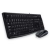 Logitech Desktop MK120 teclado Ratón incluido USB QWERTZ Eslovaco Negro