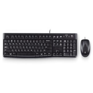 Logitech Desktop MK120 teclado Ratón incluido USB QWERTZ Eslovaco Negro