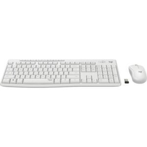 Logitech MK295 Silent Wireless Combo teclado Ratón incluido RF inalámbrico Hebreo Blanco