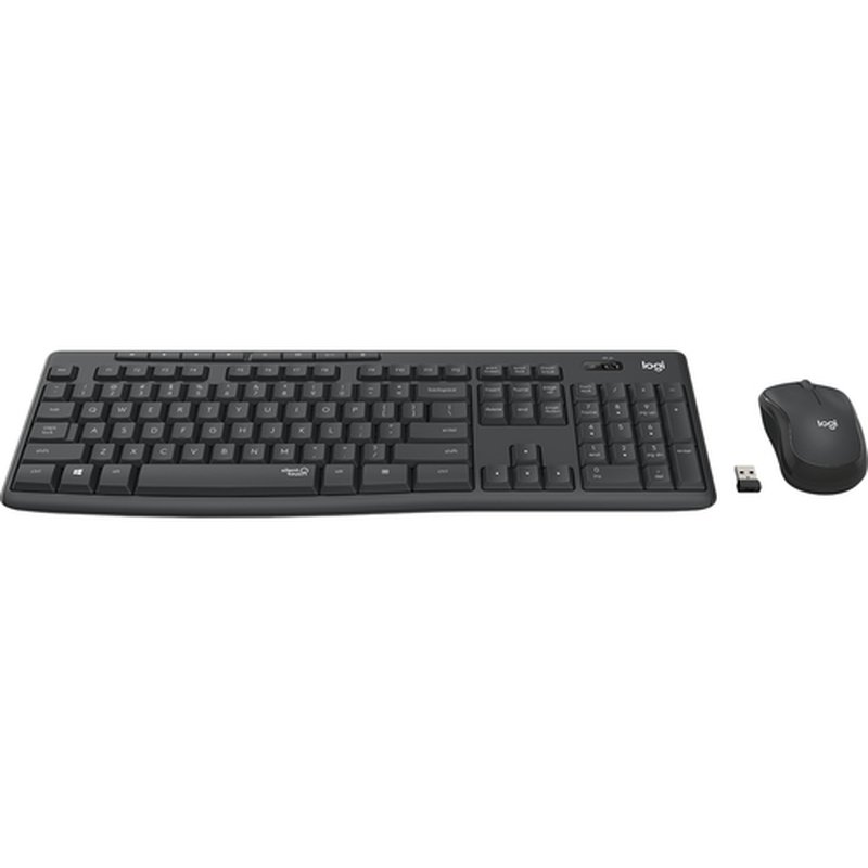Logitech MK295 Silent Wireless Combo teclado Ratón incluido RF inalámbrico Hebreo Grafito Logitech MK295 Silent Wireless Combo teclado Ratón incluido RF inalámbrico Hebreo Grafito - Imagen 2