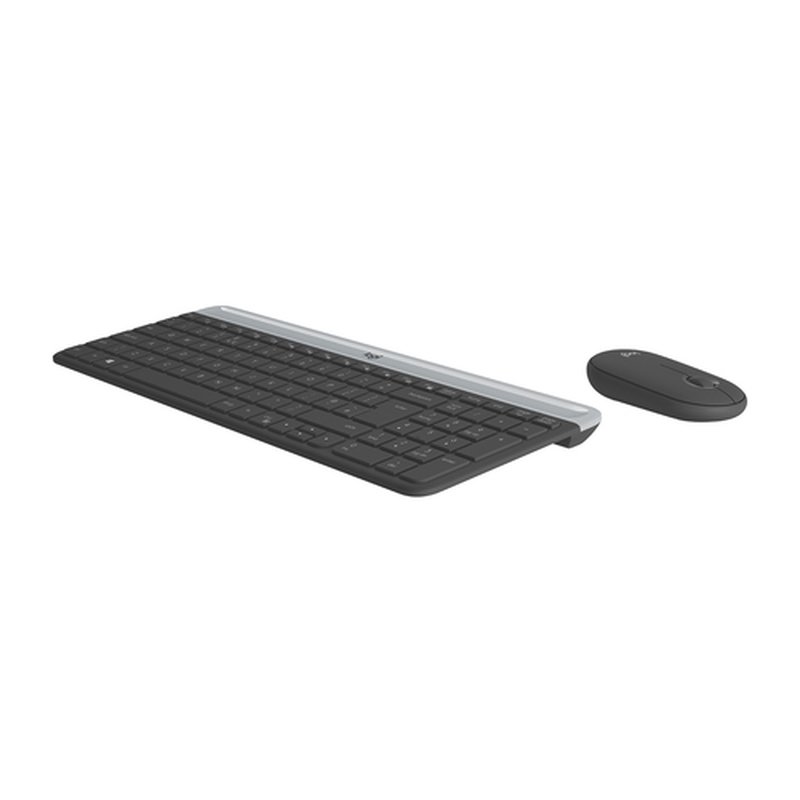 Logitech MK470 teclado Ratón incluido RF inalámbrico Eslovaco Grafito - Imagen 2