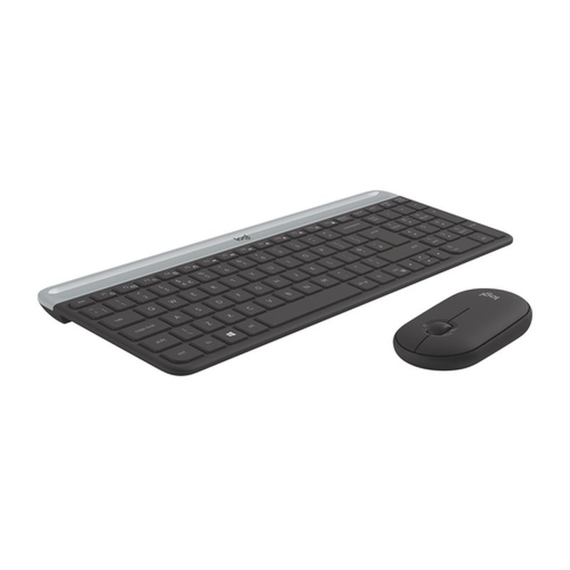 Logitech MK470 teclado Ratón incluido RF inalámbrico Eslovaco Grafito - Imagen 5