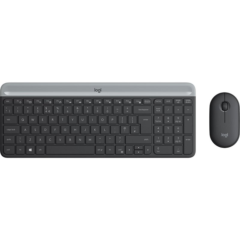 Logitech MK470 teclado Ratón incluido USB QWERTY Español Grafito Logitech MK470 teclado Ratón incluido USB QWERTY Español Grafito