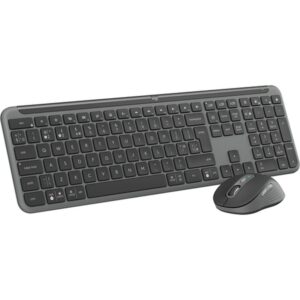 Logitech MK950 Signature for Business teclado Ratón incluido RF Wireless + Bluetooth QWERTY Inglés del Reino Unido Grafito Logitech MK950 Signature for Business teclado Ratón incluido RF Wireless + Bluetooth QWERTY Inglés del Reino Unido Grafito