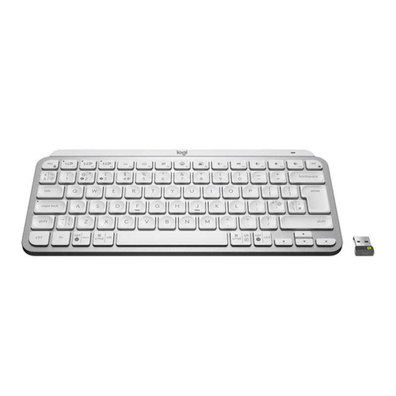 Logitech MX Keys Mini for Business teclado RF Wireless + Bluetooth QWERTY Inglés internacional Aluminio, Blanco Logitech MX Keys Mini for Business teclado RF Wireless + Bluetooth QWERTY Inglés internacional Aluminio, Blanco - Imagen 2