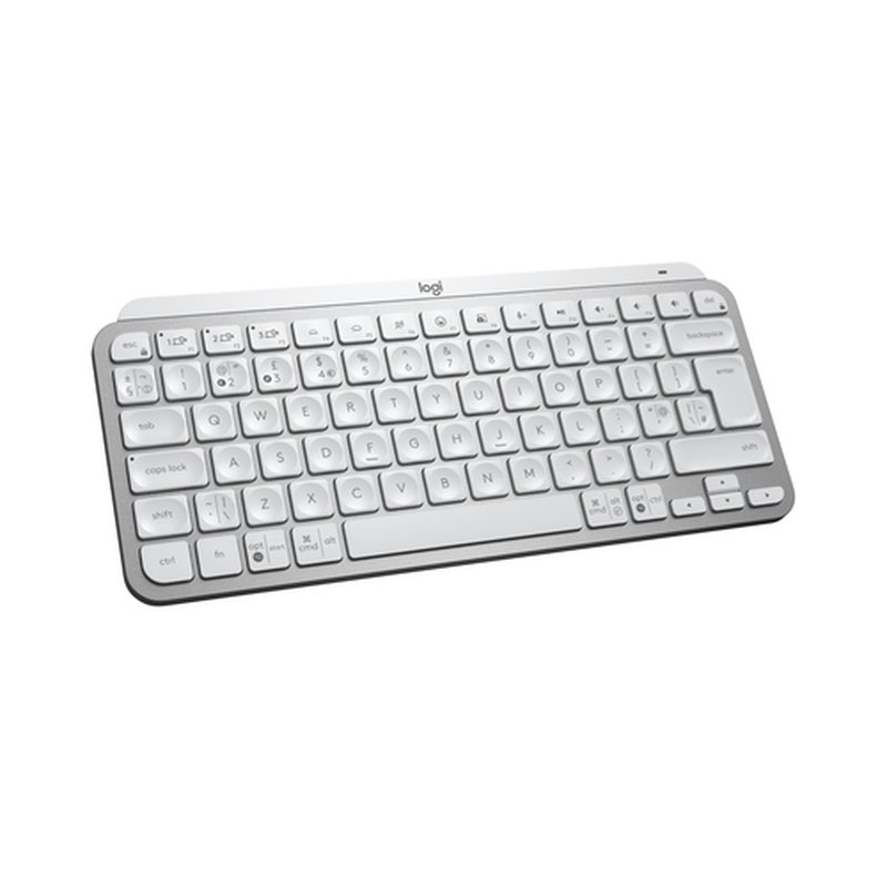 Logitech MX Keys Mini for Business teclado RF Wireless + Bluetooth QWERTY Inglés internacional Aluminio, Blanco Logitech MX Keys Mini for Business teclado RF Wireless + Bluetooth QWERTY Inglés internacional Aluminio, Blanco - Imagen 4