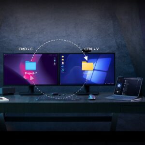 Logitech MX Keys S Combo teclado Ratón incluido RF Wireless + Bluetooth AZERTY Belga Grafito