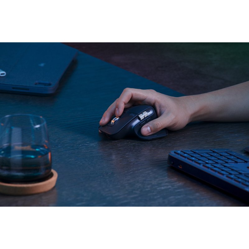 Logitech MX Keys S Combo teclado Ratón incluido RF Wireless + Bluetooth AZERTY Belga Grafito - Imagen 18