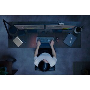 Logitech MX Keys S Combo teclado Ratón incluido RF Wireless + Bluetooth AZERTY Belga Grafito