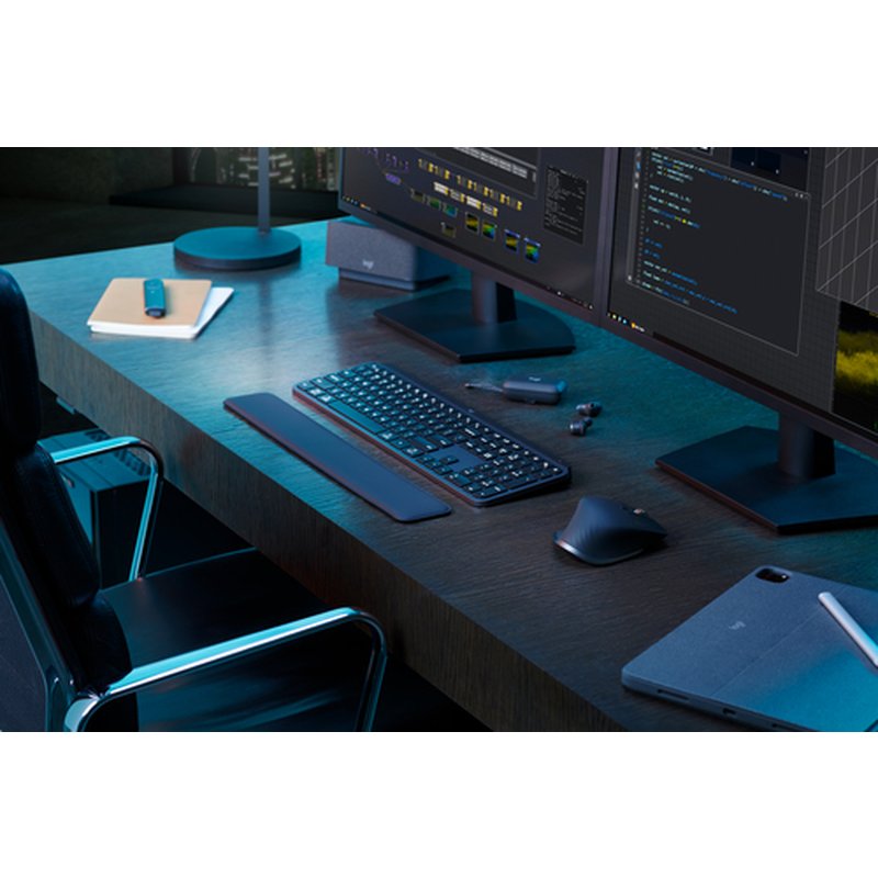 Logitech MX Keys S Combo teclado Ratón incluido RF Wireless + Bluetooth AZERTY Belga Grafito - Imagen 21