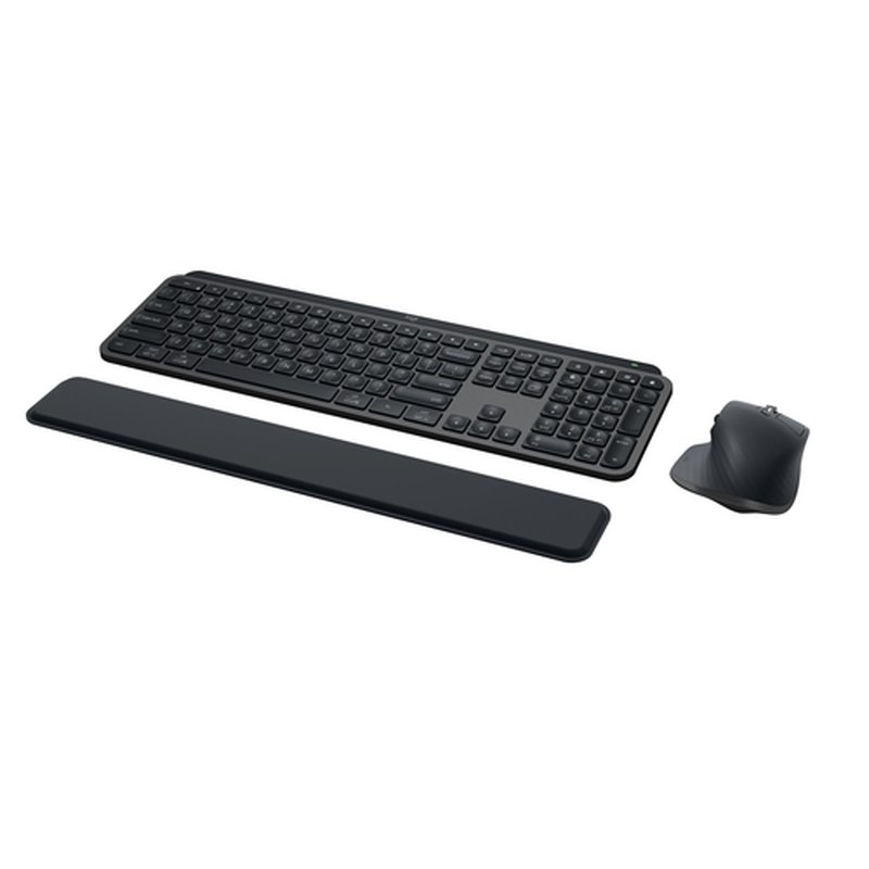 Logitech MX Keys S Combo teclado Ratón incluido RF Wireless + Bluetooth AZERTY Belga Grafito - Imagen 3