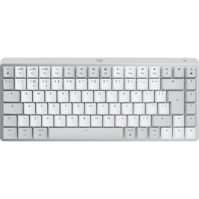 Logitech MX Mini Mechanical for Mac teclado Bluetooth QWERTY Inglés de EE. UU. Gris, Blanco Logitech MX Mini Mechanical for Mac teclado Bluetooth QWERTY Inglés de EE. UU. Gris, Blanco
