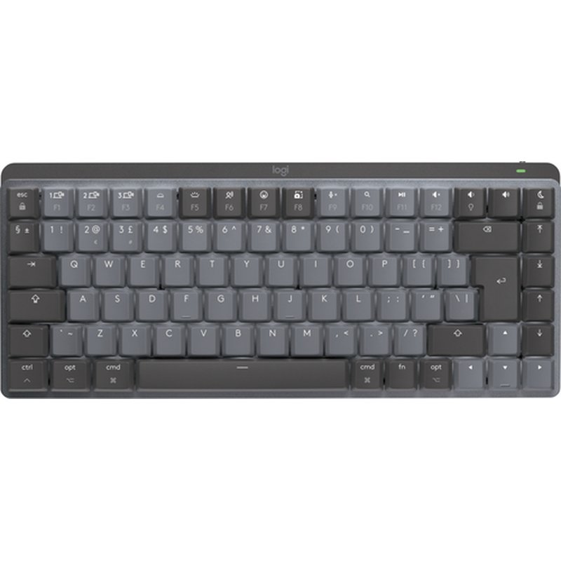 Logitech MX Mini Mechanical for Mac teclado Bluetooth QWERTY Inglés del Reino Unido Grafito, Gris