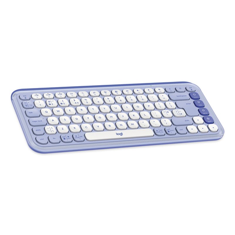 Logitech POP Icon Combo teclado Ratón incluido Universal Bluetooth QWERTY Inglés del Reino Unido Lila, Blanco - Imagen 3