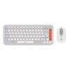 Logitech POP Icon Combo teclado Ratón incluido Universal Bluetooth QWERTY Inglés del Reino Unido Naranja, Blanco
