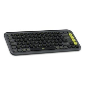 Logitech POP Icon Combo teclado Ratón incluido Universal Bluetooth QWERTY Internacional de EE.UU. Granito, Verde
