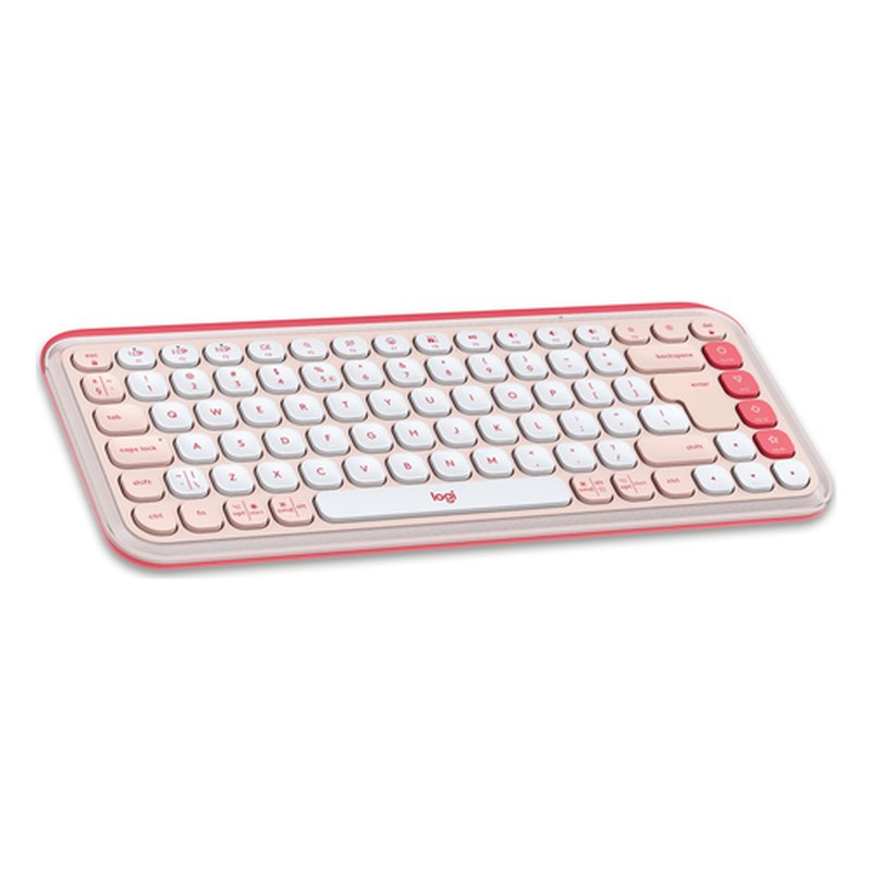 Logitech POP Icon Combo teclado Ratón incluido Universal Bluetooth QWERTY Internacional de EE.UU. Rosa, Blanco - Imagen 3